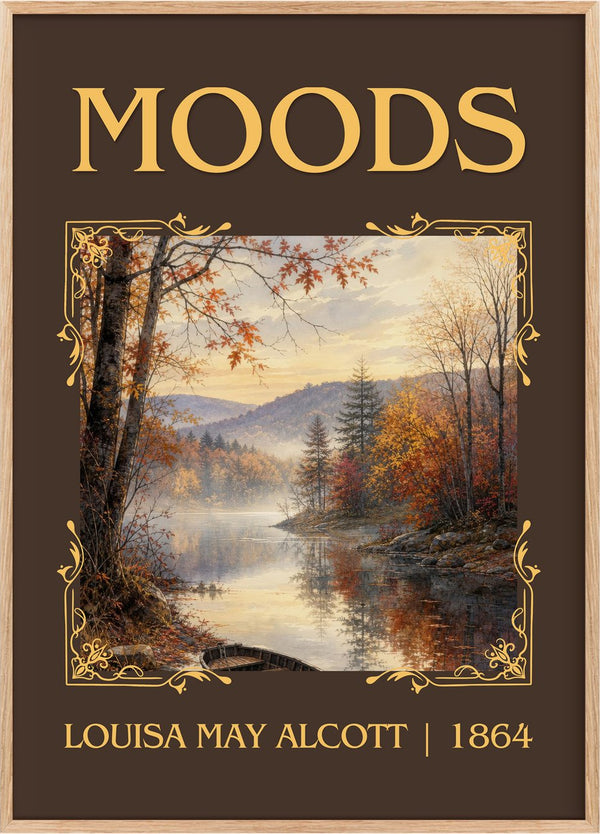 Moods Classic Book Art Print by Louisa May Alcott
