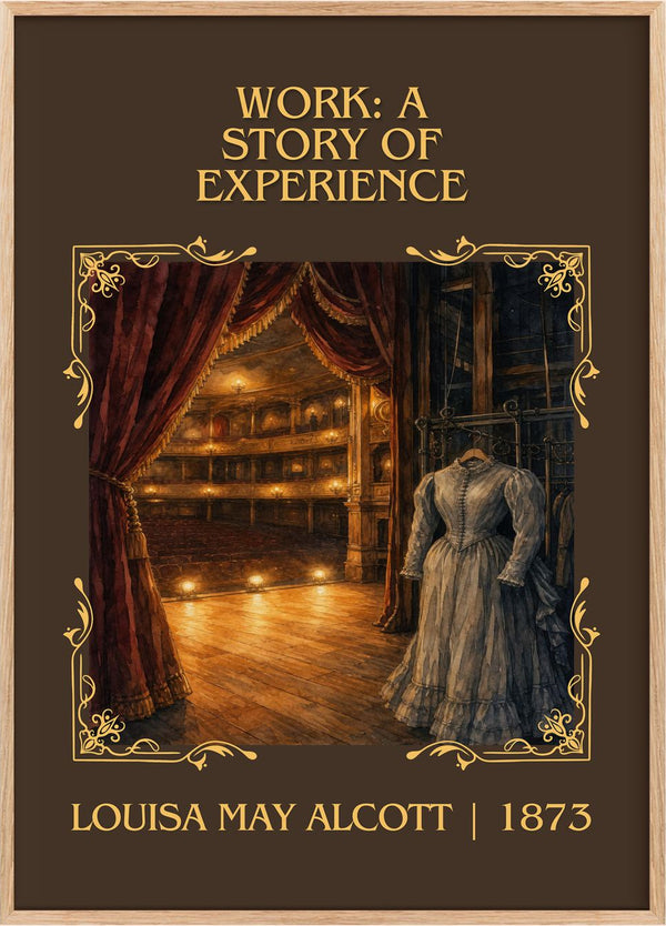 Work: A Story Of Experience Classic Book Art Print by L. Alcott