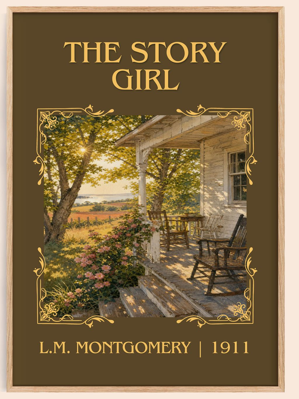 The Story Girl Classic Book Art Print by L.M. Montgomery – book poster