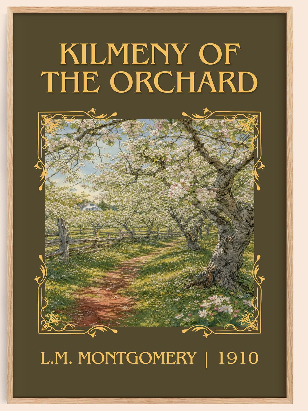 Kilmeny Of The Orchard Classic Book Art Print by L.M. Montgomery – book poster