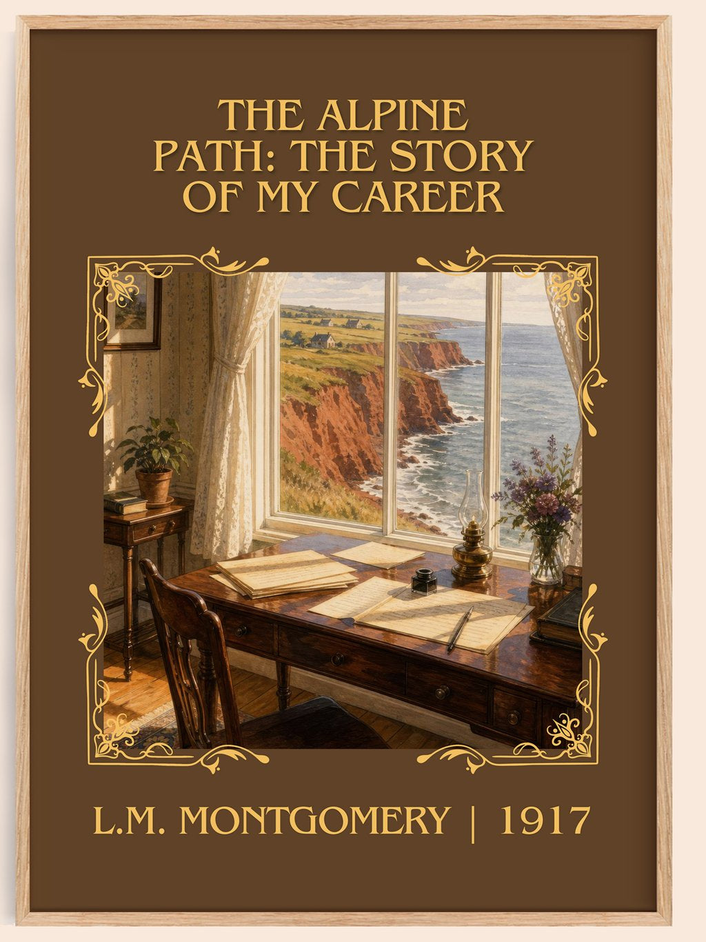 The Alpine Path: The Story Of My Career Classic Book Art Print by L.M. Montgomery – book poster