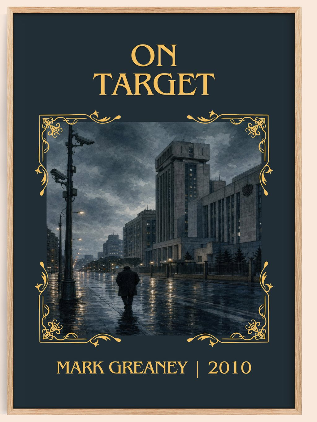 On Target Classic Book Art Print by Mark Greaney – book poster