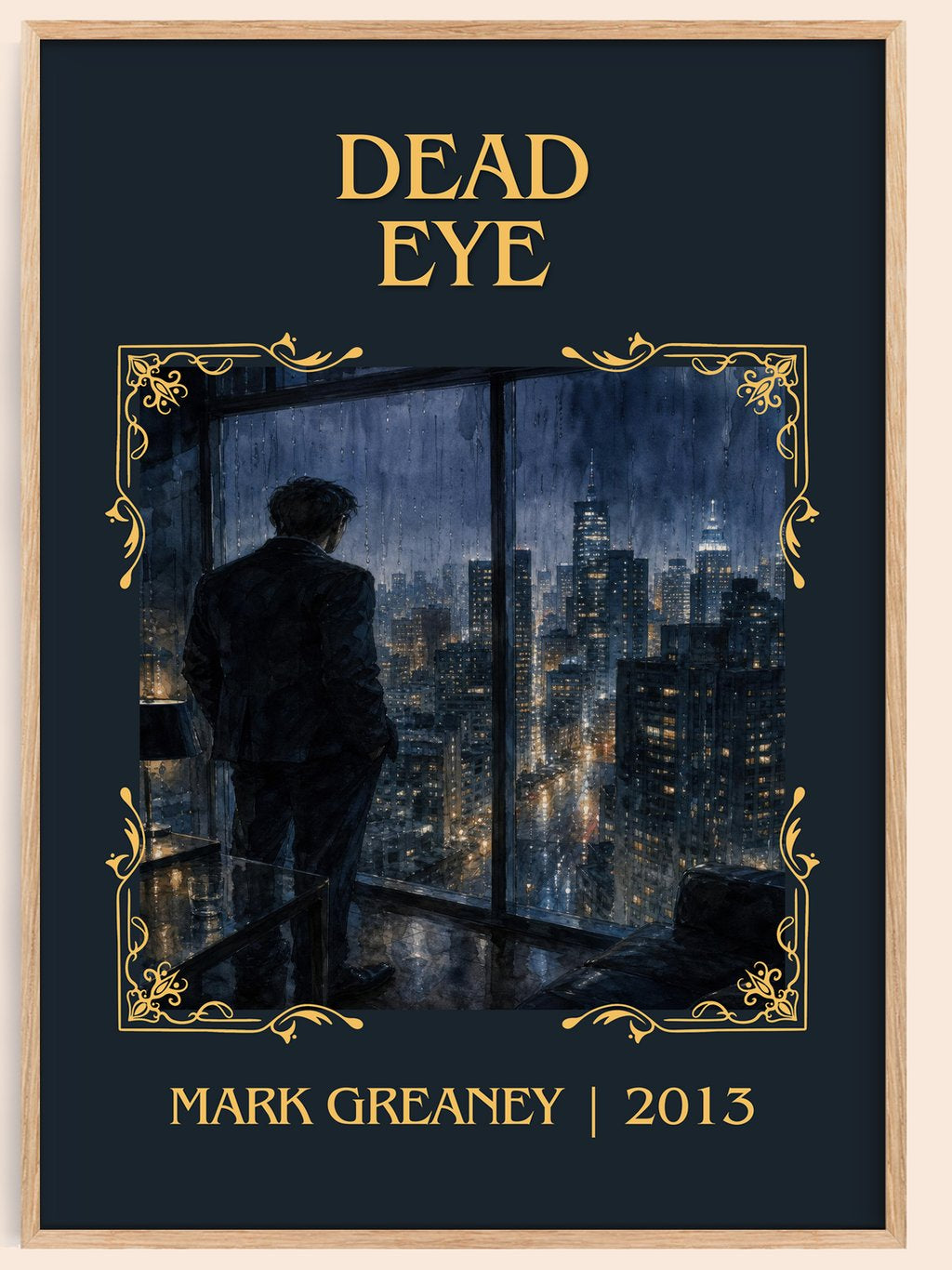Dead Eye Classic Book Art Print by Mark Greaney – book poster