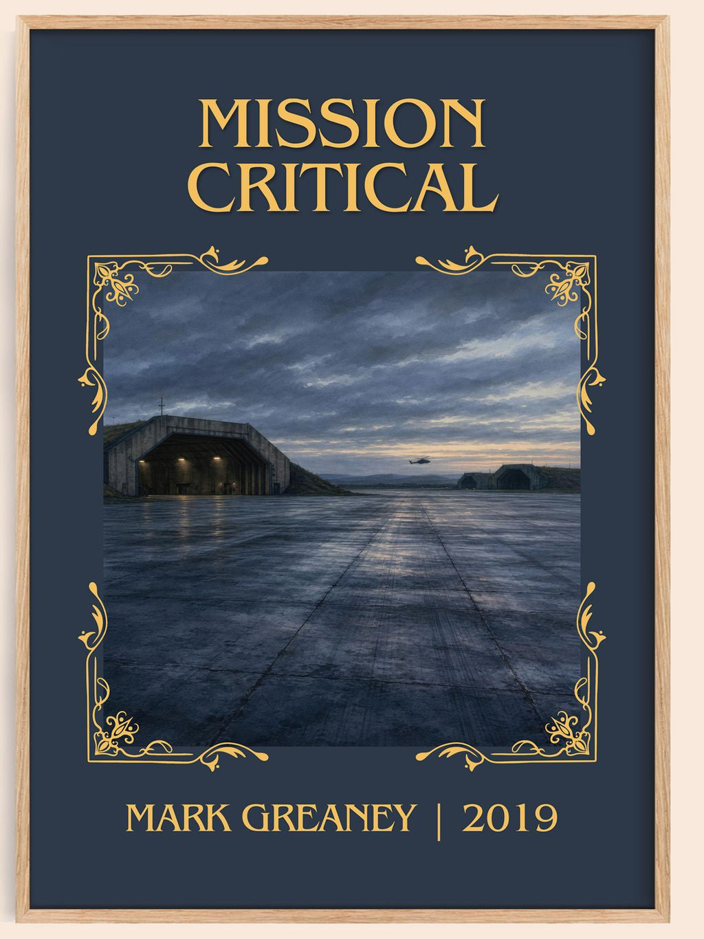 Mission Critical Classic Book Art Print by Mark Greaney – book poster