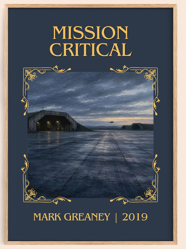 Mission Critical Classic Book Art Print by Mark Greaney – book poster