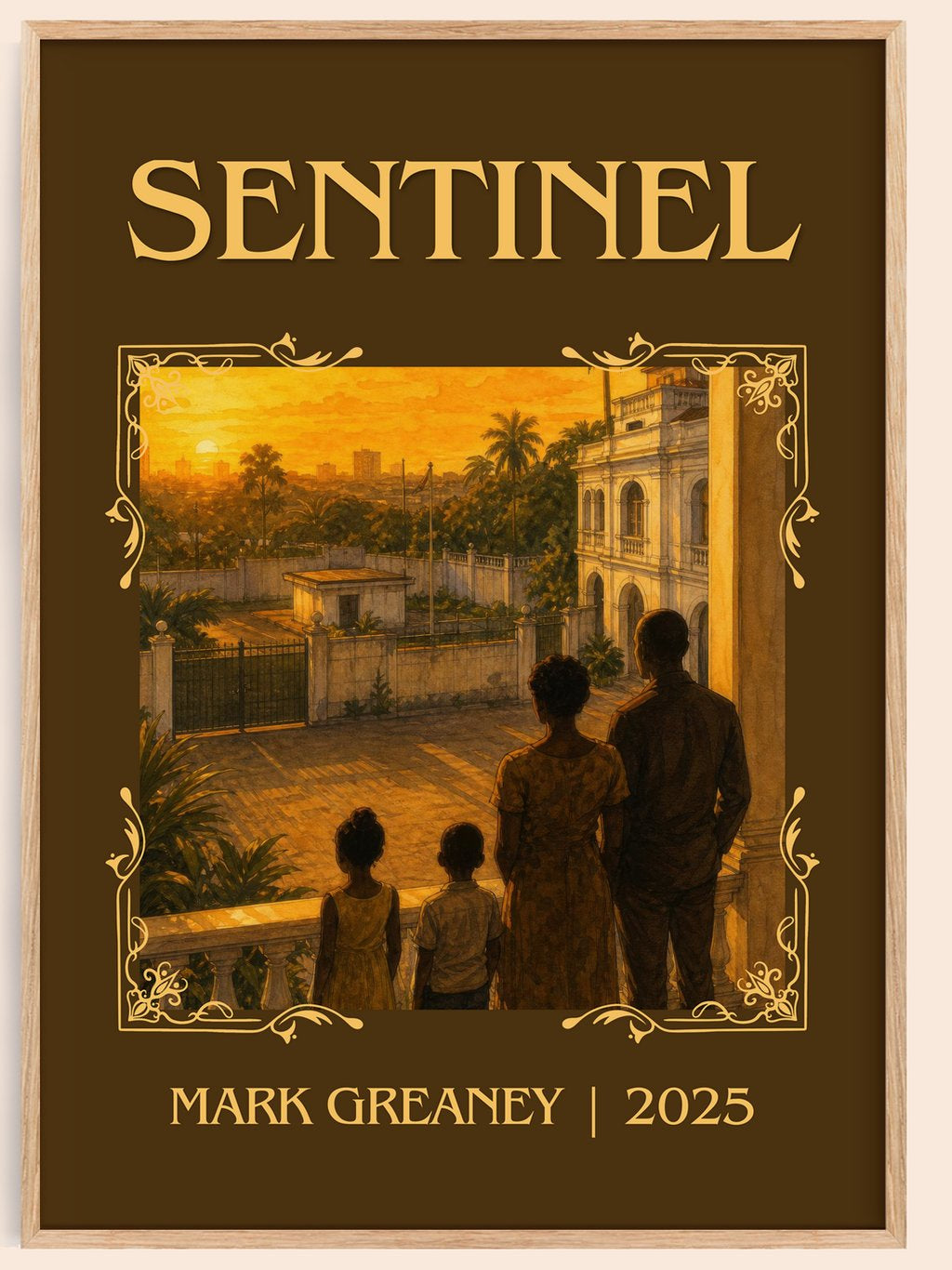 Sentinel Classic Book Art Print by Mark Greaney – book poster