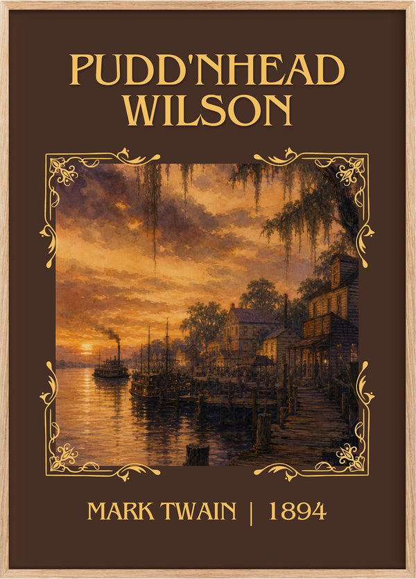 Pudd'Nhead Wilson Classic Book Art Print by Mark Twain