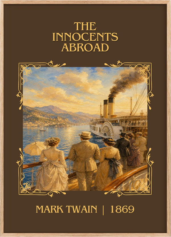 The Innocents Abroad Classic Book Art Print by Mark Twain