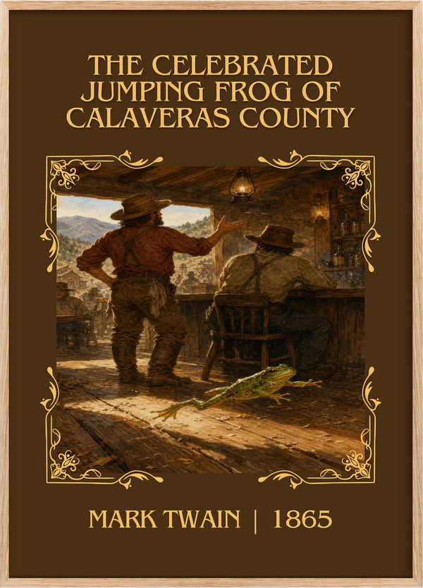 The Celebrated Jumping Frog Of Calaveras County Classic Book Art Print by Mark Twain