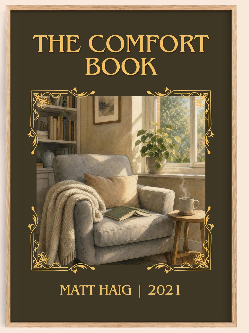 The Comfort Book Classic Book Art Print by Matt Haig – book poster