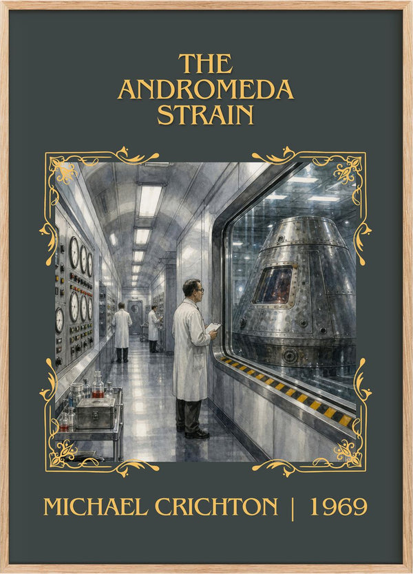 The Andromeda Strain Classic Book Art Print by Michael Crichton