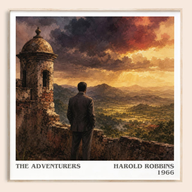 The Adventurers Literary Art Print by Harold Robbins