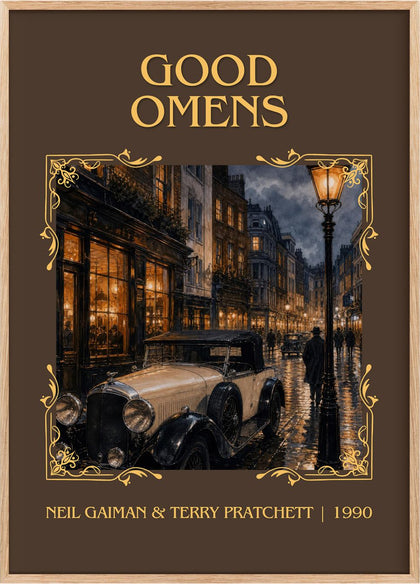 Good Omens Classic Book Art Print by Neil Gaiman & Terry Pratchett