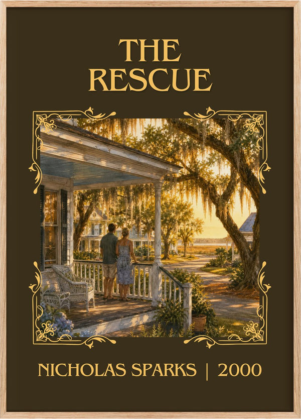 The Rescue Classic Book Art Print by Nicholas Sparks