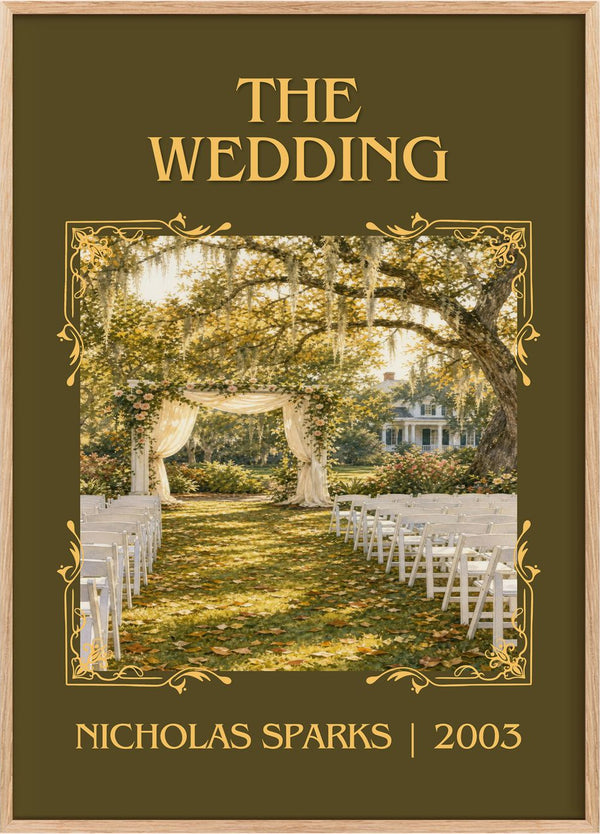 The Wedding Classic Book Art Print by Nicholas Sparks