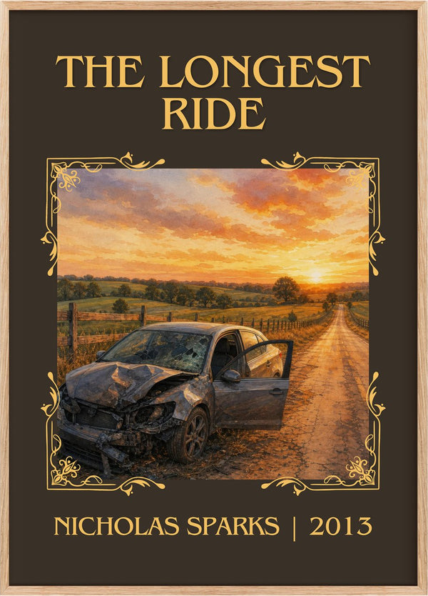 The Longest Ride Classic Book Art Print by Nicholas Sparks