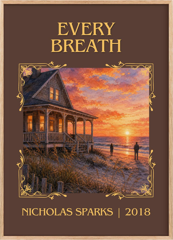 Every Breath Classic Book Art Print by Nicholas Sparks