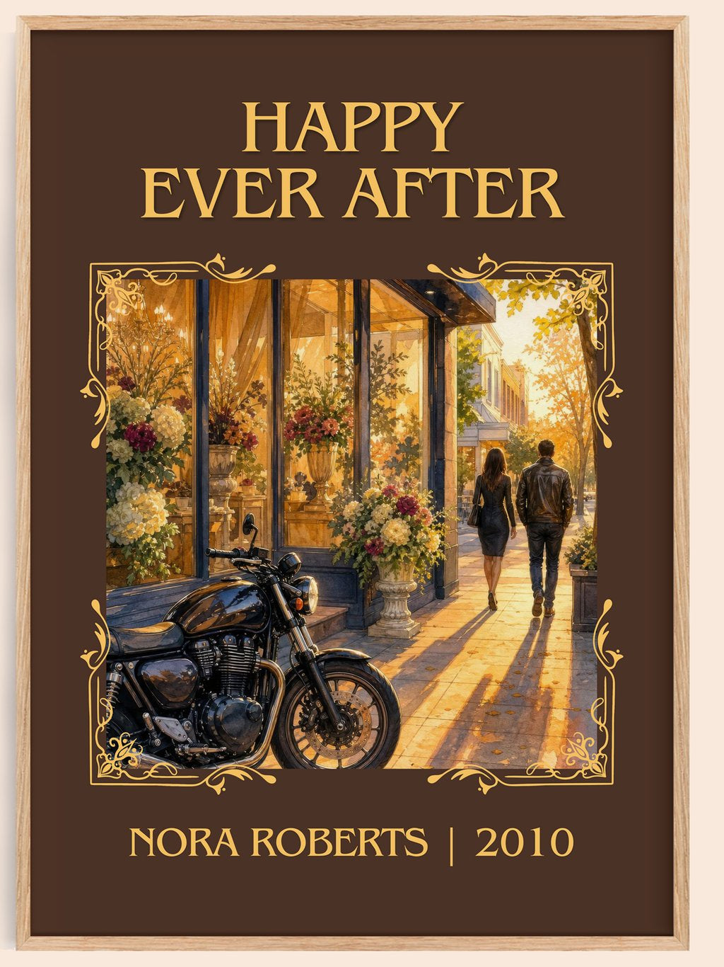 Happy Ever After Classic Book Art Print by Nora Roberts – book poster