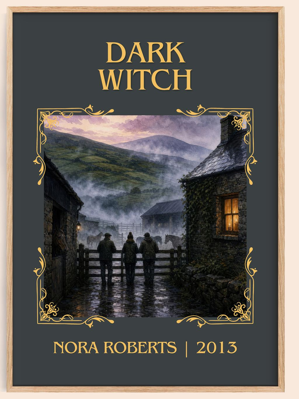 Dark Witch Classic Book Art Print by Nora Roberts – book poster