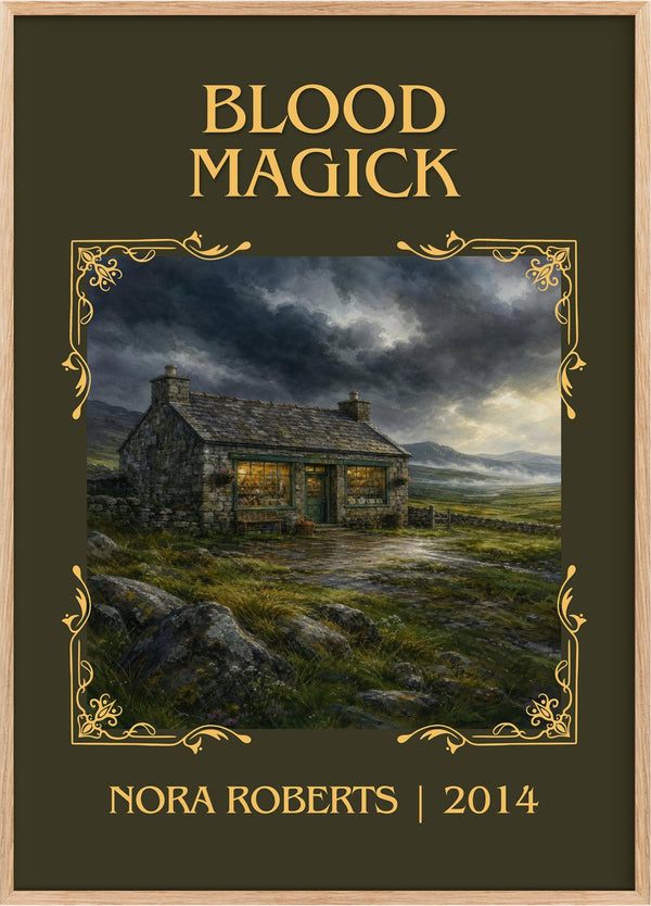Blood Magick Classic Book Art Print by Nora Roberts