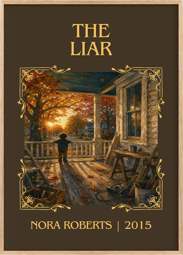 The Liar Classic Book Art Print by Nora Roberts