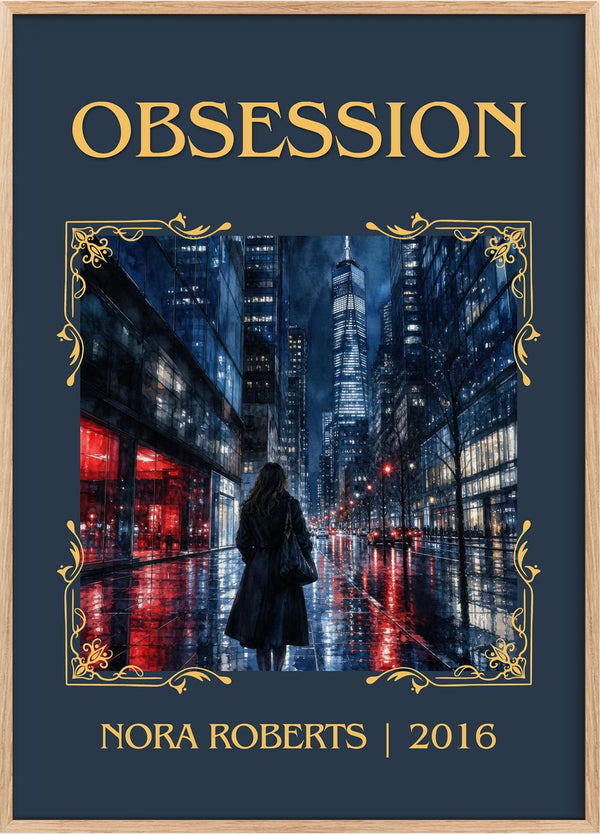Obsession Classic Book Art Print by Nora Roberts