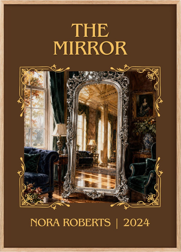 The Mirror Classic Book Art Print by Nora Roberts