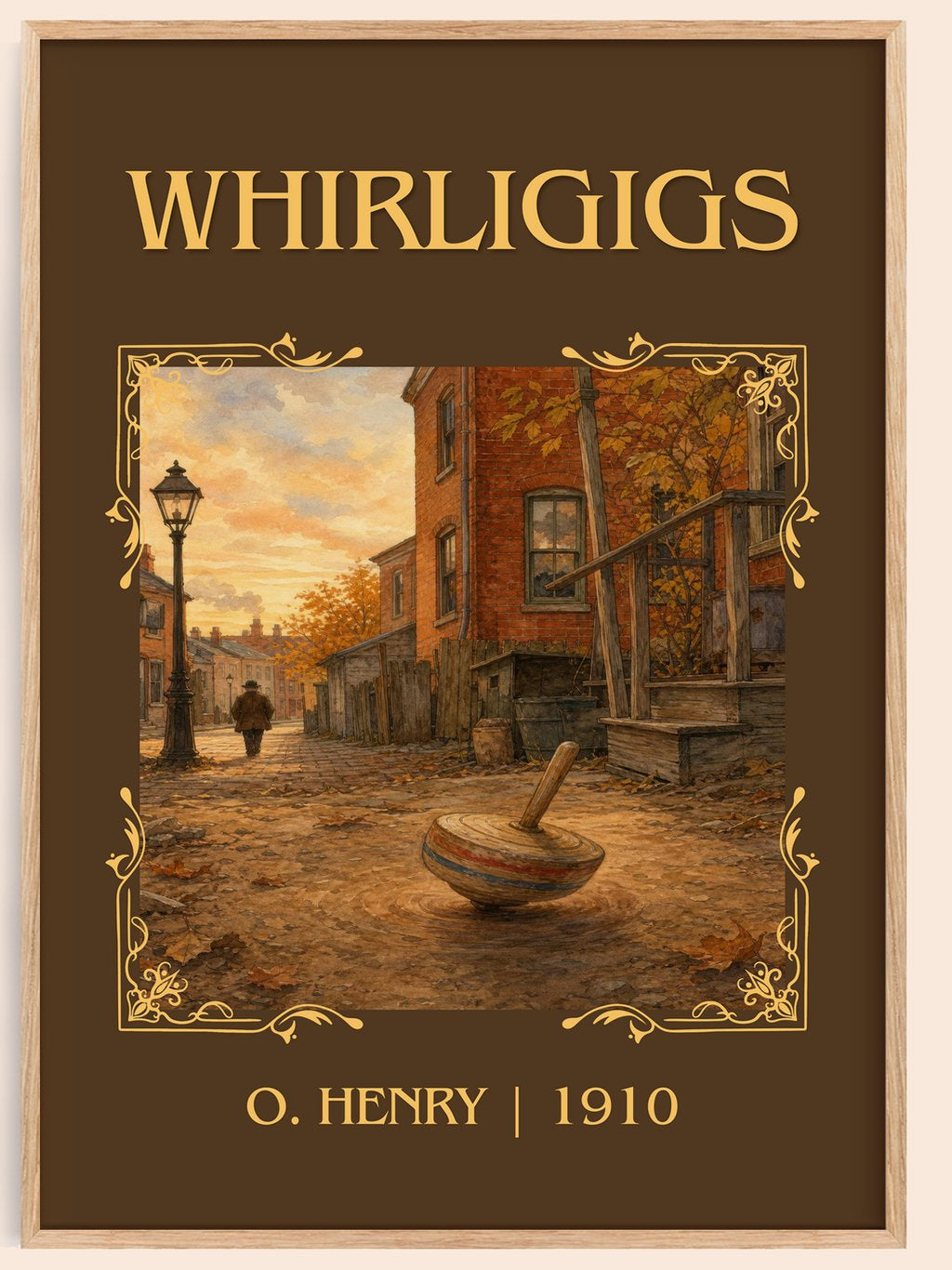 Whirligigs Classic Book Art Print by O. Henry – book poster