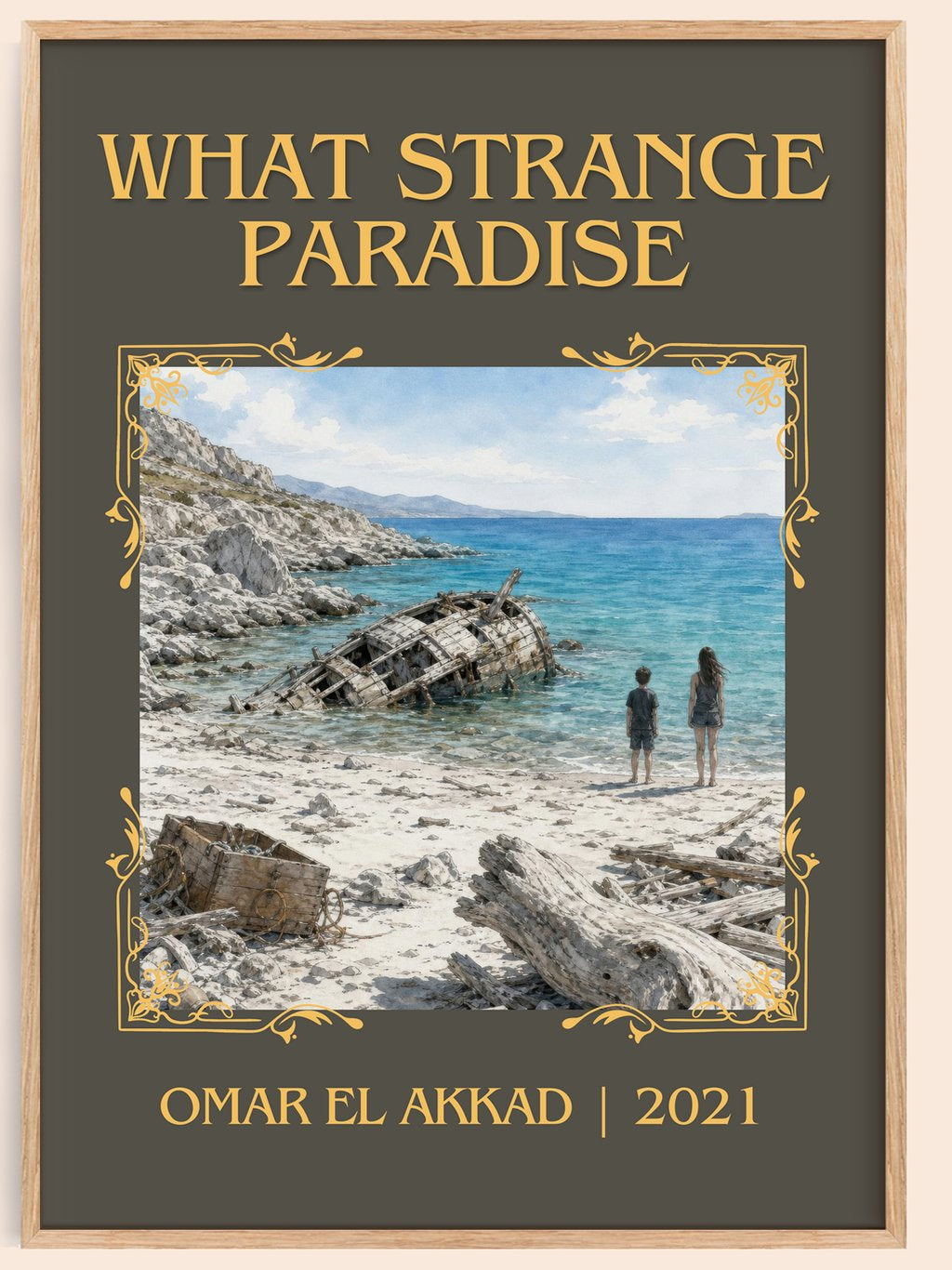 What Strange Paradise Classic Book Art Print by Omar El Akkad – book poster
