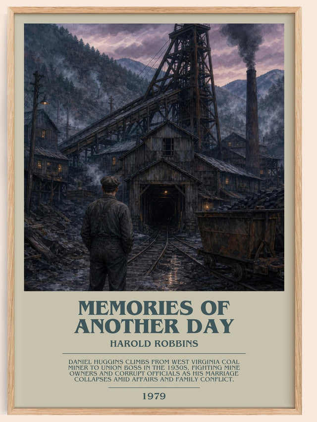 Memories Of Another Day Bookish Wall Art by Harold Robbins