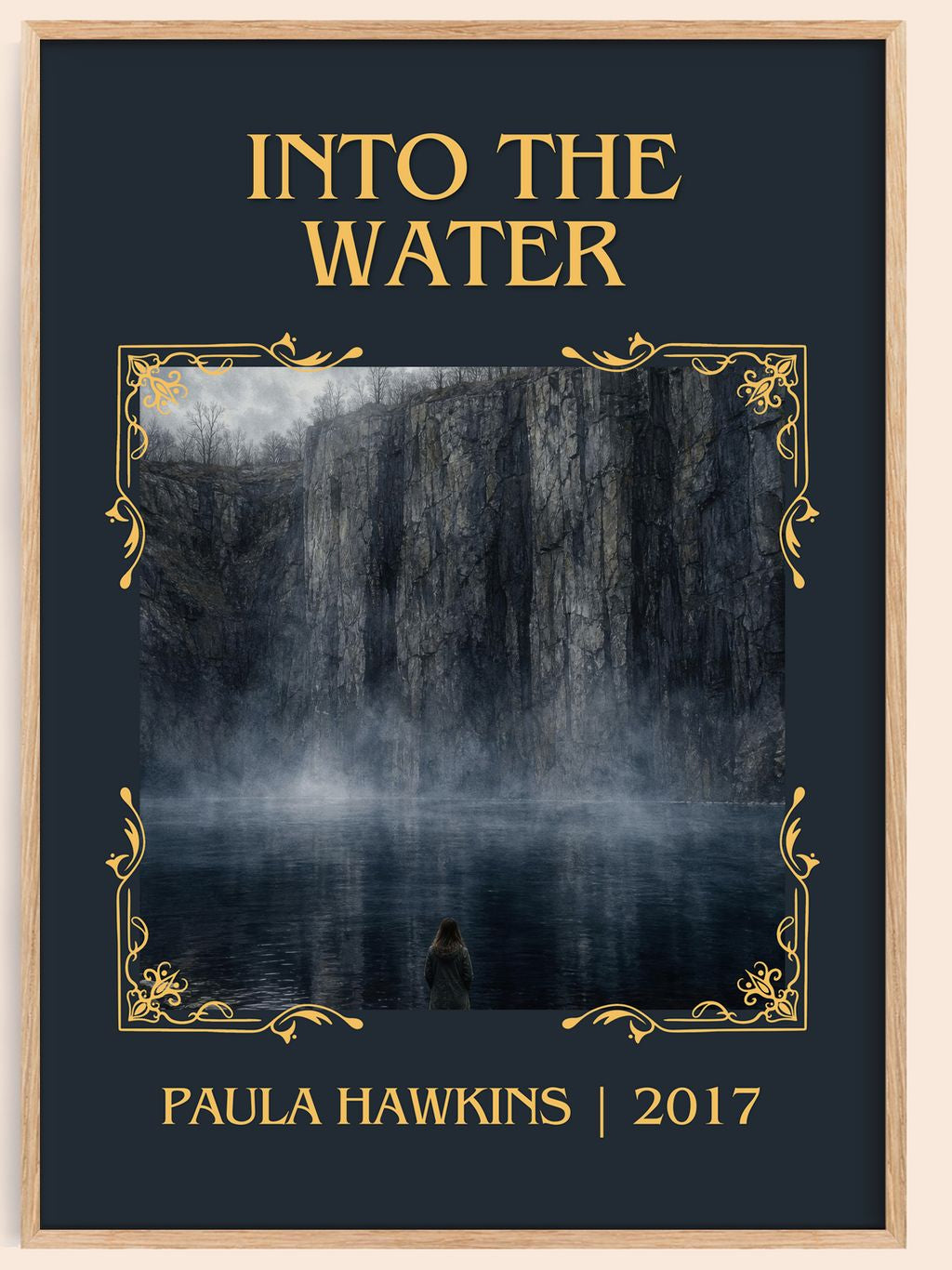 Into The Water Classic Book Art Print by Paula Hawkins – book poster