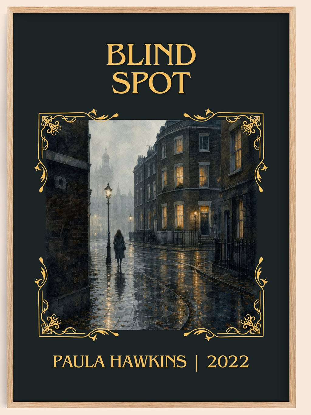 Blind Spot Classic Book Art Print by Paula Hawkins – book poster