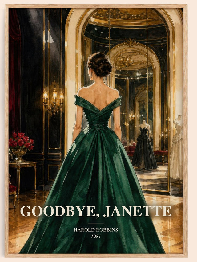 Goodbye, Janette Book Watercolour Illustration by Harold Robbins
