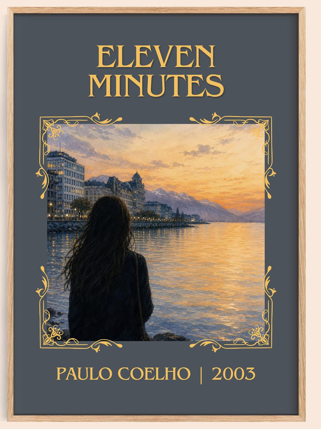 Eleven Minutes Classic Book Art Print by Paulo Coelho – book poster