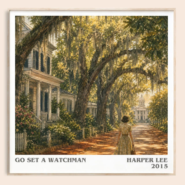 Go Set A Watchman Literary Art Print by Harper Lee