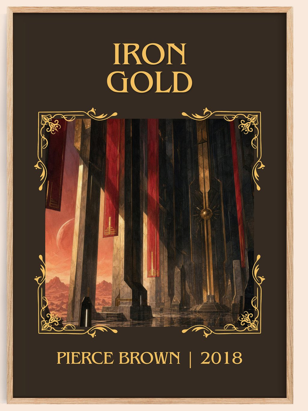 Iron Gold Classic Book Art Print by Pierce Brown – book poster
