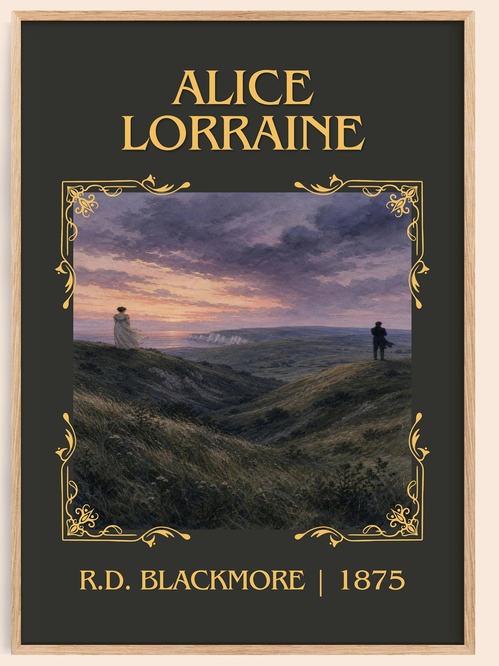 Alice Lorraine Classic Book Art Print by R.D. Blackmore – book poster