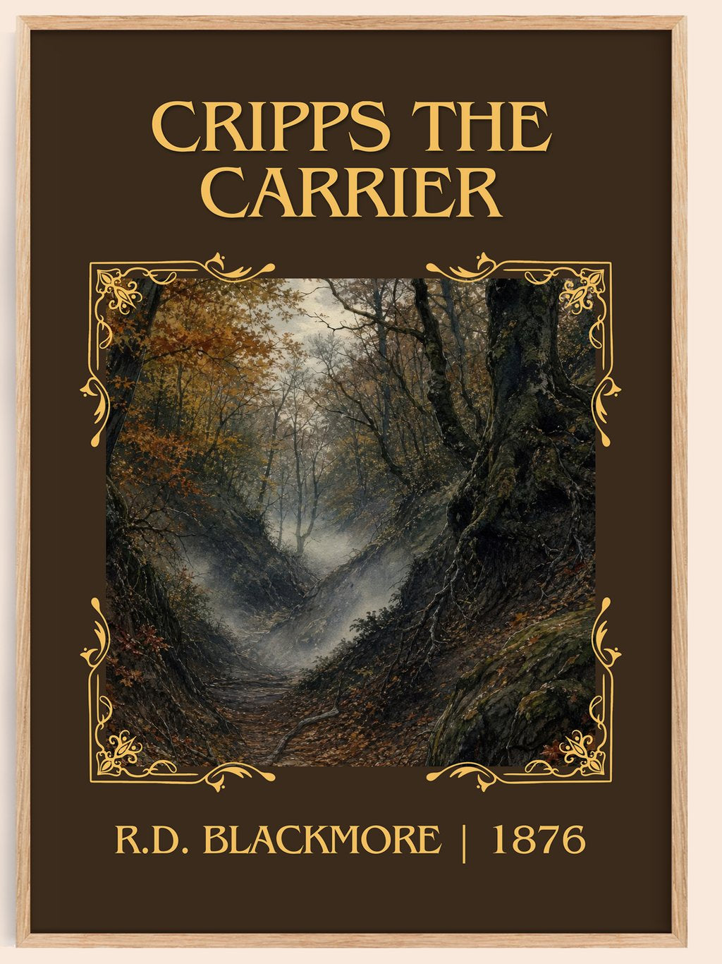 Cripps The Carrier Classic Book Art Print by R.D. Blackmore – book poster
