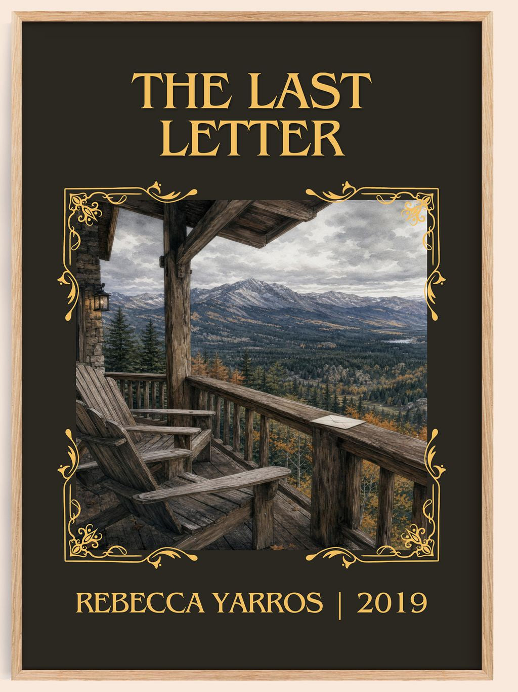 The Last Letter Classic Book Art Print by Rebecca Yarros – book poster