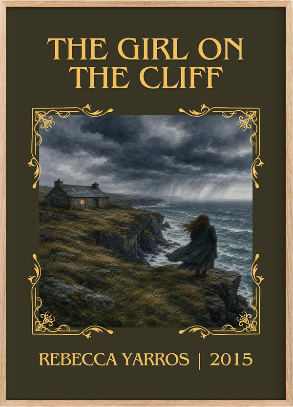 The Girl On The Cliff Classic Book Art Print by Rebecca Yarros