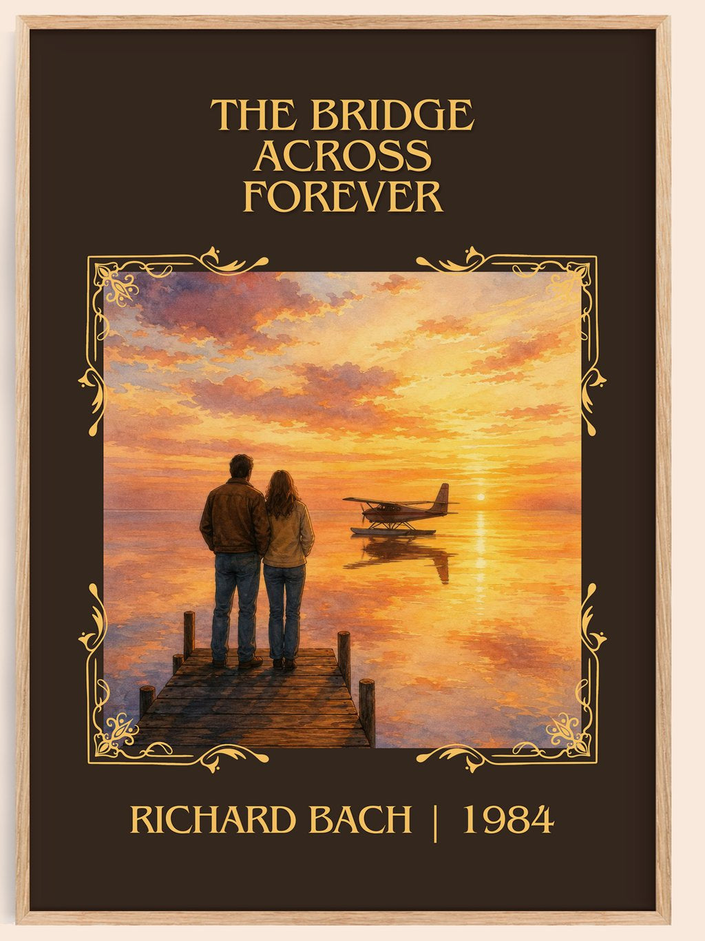 The Bridge Across Forever Classic Book Art Print by Richard Bach – book poster