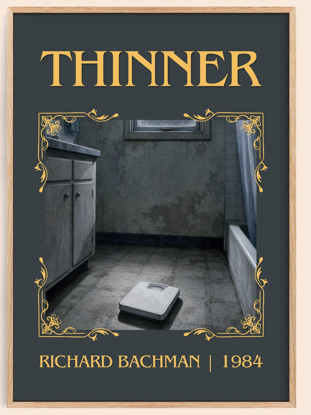 Thinner Classic Book Art Print by Richard Bachman – book poster