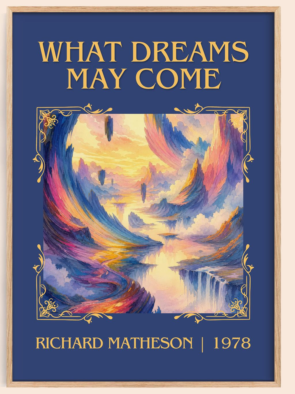What Dreams May Come Classic Book Art Print by Richard Matheson – book poster