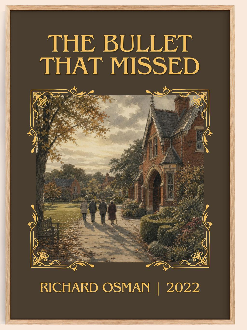 The Bullet That Missed Classic Book Art Print by Richard Osman – book poster