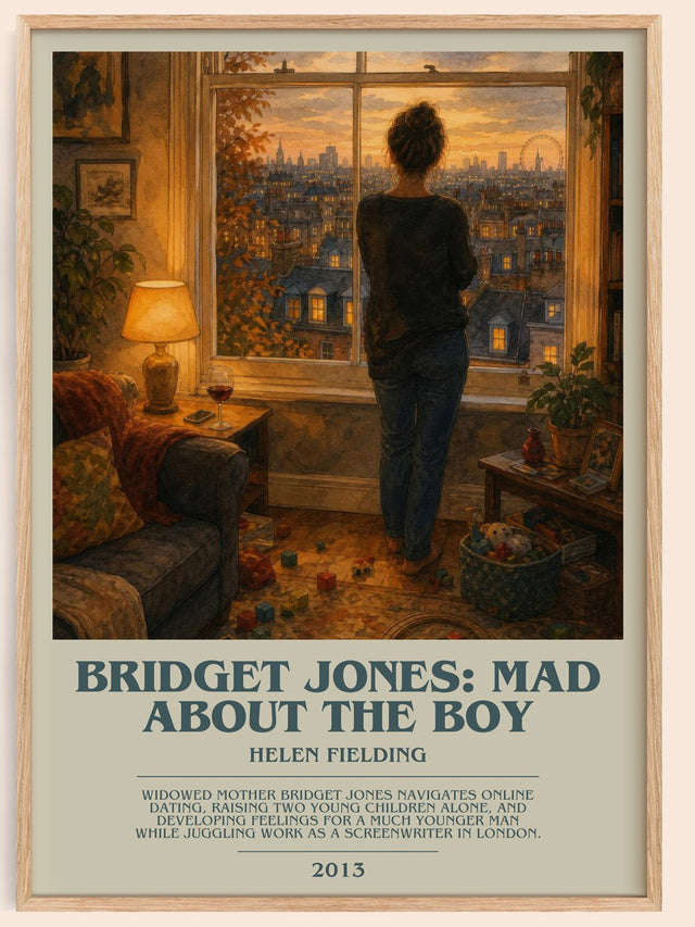 Bridget Jones: Mad About The Boy Bookish Wall Art by Helen Fielding