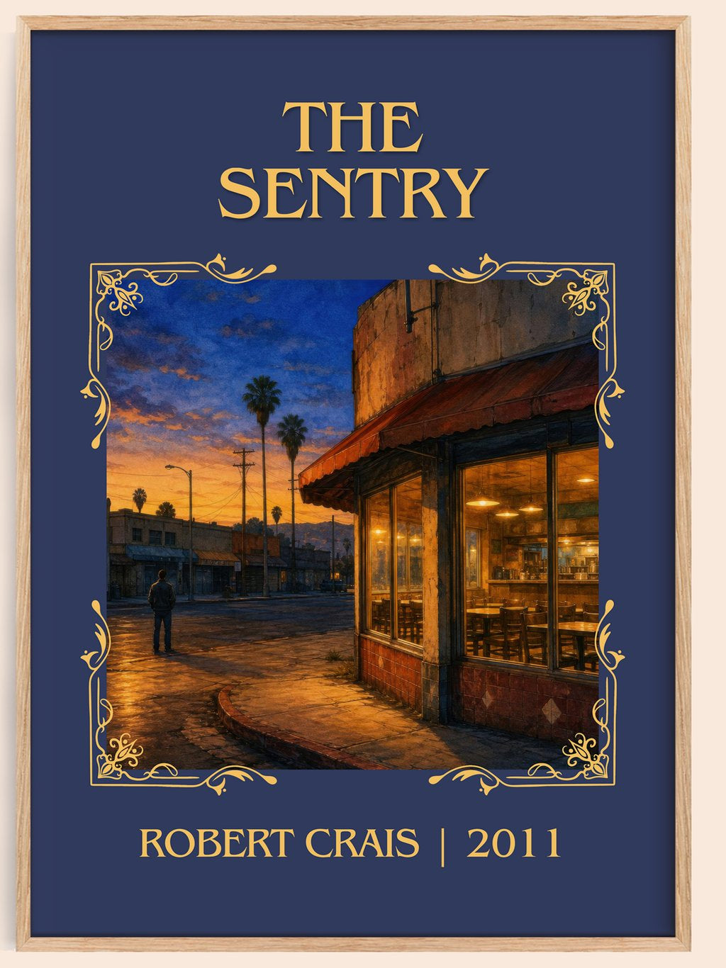 The Sentry Classic Book Art Print by Robert Crais – book poster