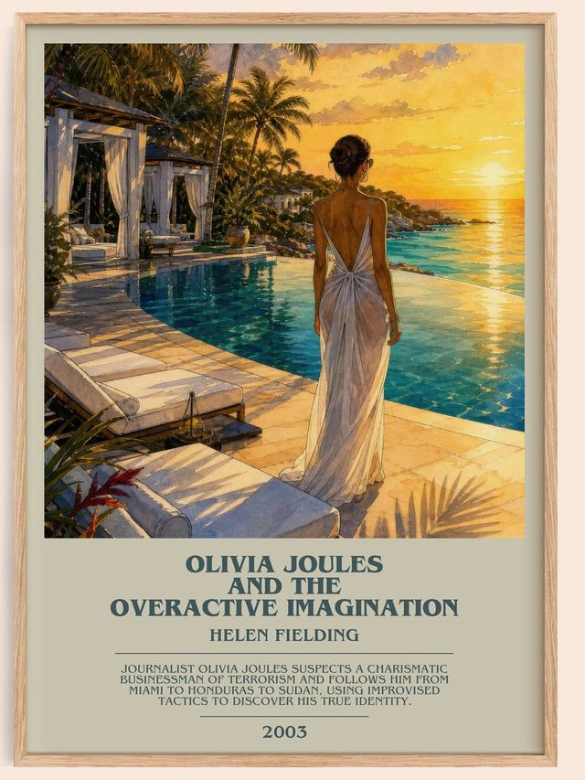 Olivia Joules And The Overactive Imagination Bookish Wall Art – H.