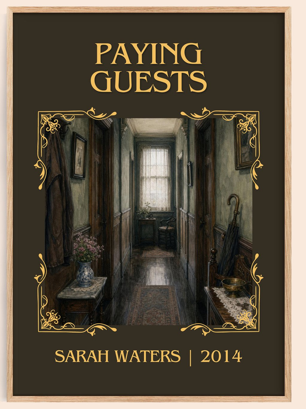 Paying Guests Classic Book Art Print by Sarah Waters – book poster