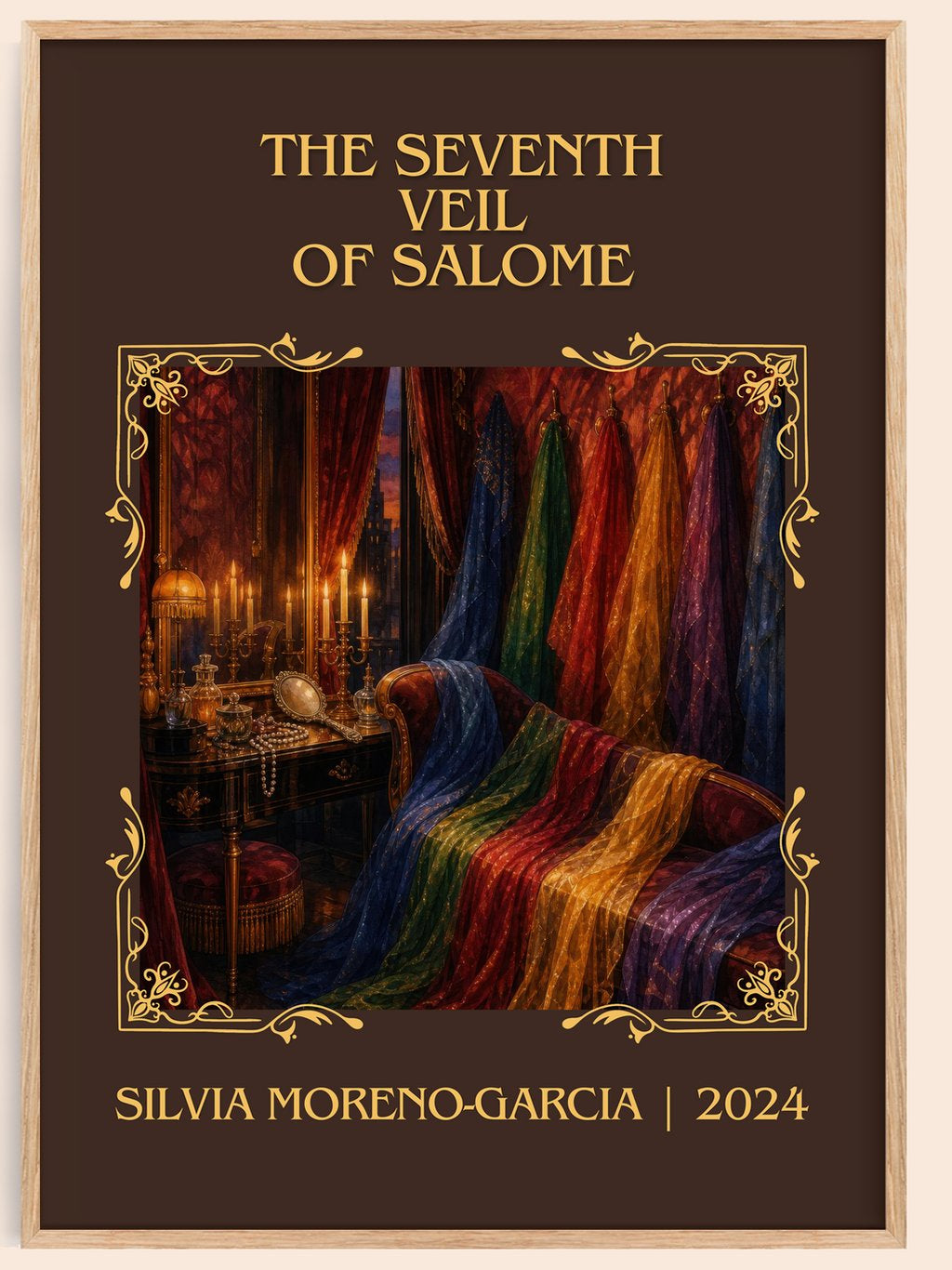 Seventh Veil Of Salome Classic Book Art Print by Silvia Moreno-Garcia – book poster