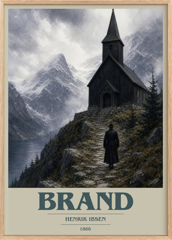 Brand Book Cover Poster by Henrik Ibsen